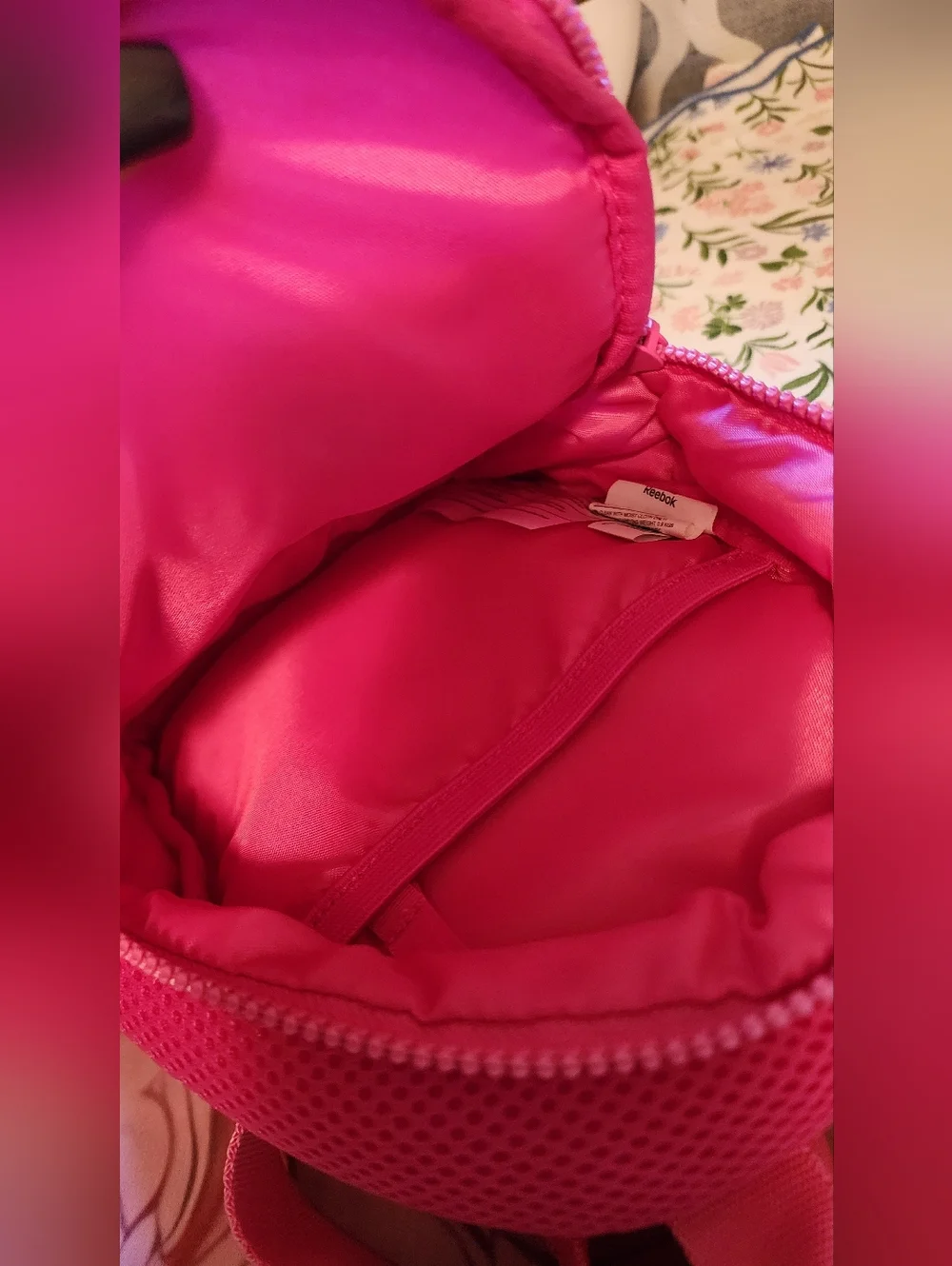 Pretty Pink Reebok Mini Backpack - Picture 5 of 5